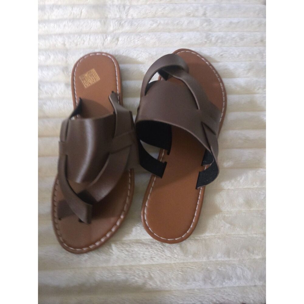 Brown sandals size 6 new and unused